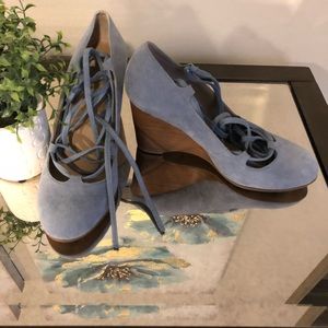 Cute closed wedge shoes. Used twice. Like new.